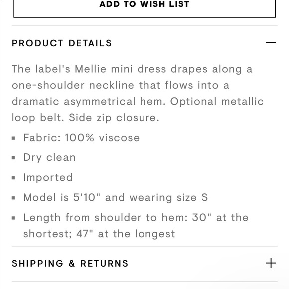 Alexis Mellie Mini Dress - Picture 4 of 4